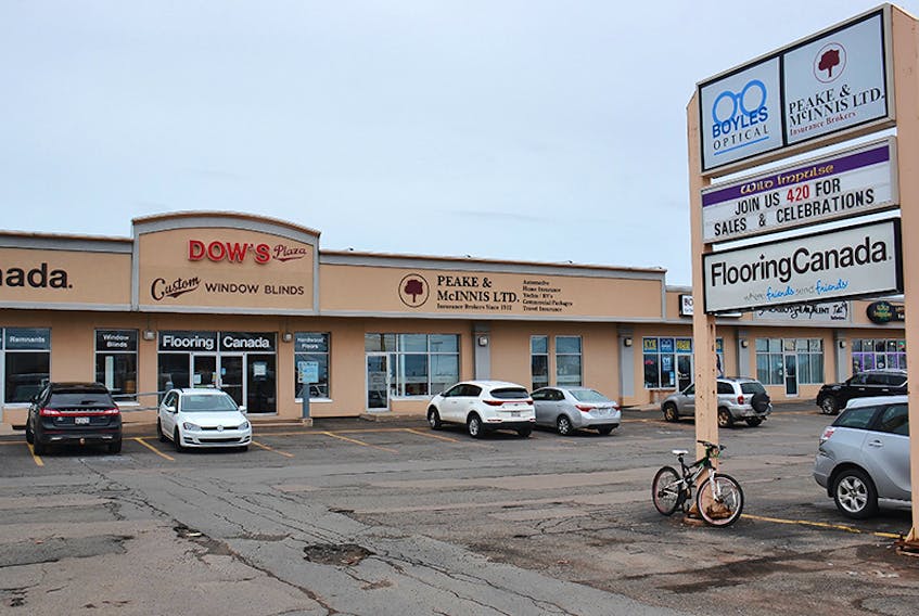 The P.E.I. government’s new cannabis store in Charlottetown will be located at this strip mall at 85 Belvedere Ave. with the province expecting renovations to start soon.  ©THE GUARDIAN