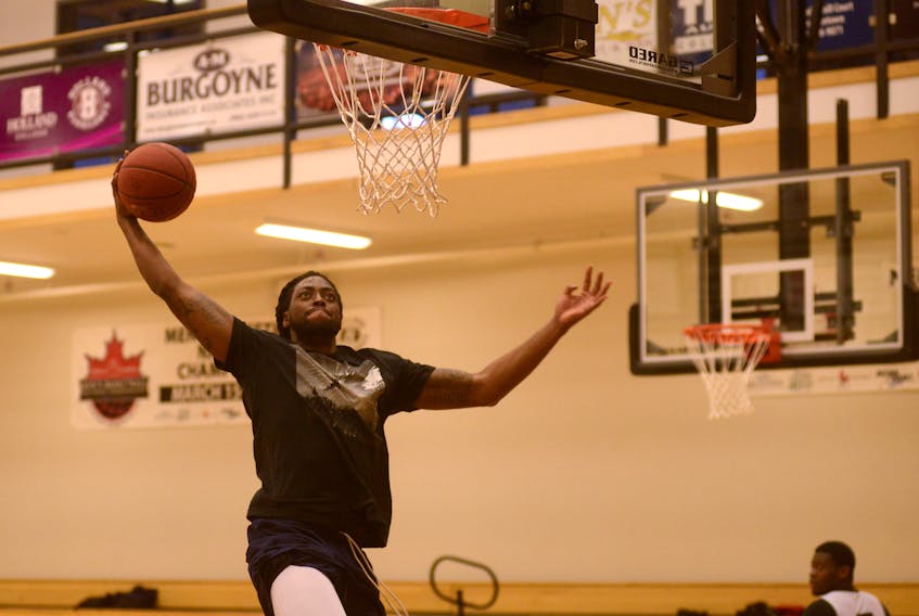 Chris Anderson joined the Island Storm for Tuesday’s practice.