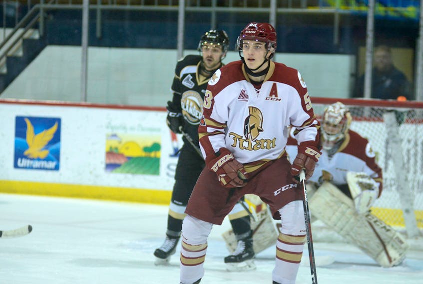Summerside native Noah Dobson is in his second season with the Acadie-Bathurst Titan of the Quebec Major Junior Hockey League.