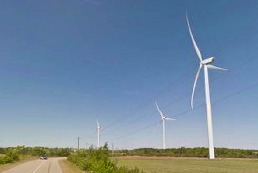 Summerside wind turbines.