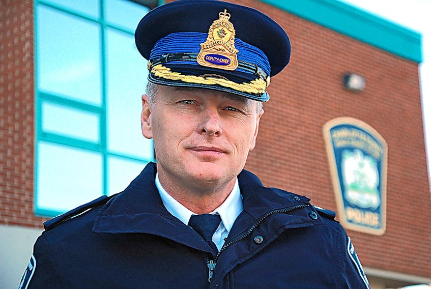 Charlottetown Police Deputy Chief Brad MacConnell says officers were embarrassed by the actions that led to two constables receiving demotion in rank following a professional standards investigation.  ©THE GUARDIAN