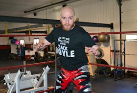 Zack Doyle of Kentville N.S., will be one of the wrestlers taking part in the Red Rock Wrestling: Eye of the Hurricane event Friday at the Centre for Community Engagement at Holland College. Maureen Coulter/The Guardian