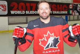 Billy Bridges and Team Canada begin play Sunday in the World Sledge Hockey Challenge in Charlottetown. Jason Malloy/The Guardian