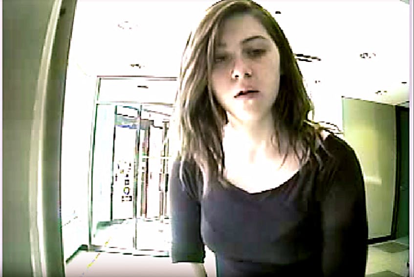 Charlottetown Police Services is asking for tips from the public to identify the woman seen on a video clip.  ©THE GUARDIAN – Charlottetown Police Services