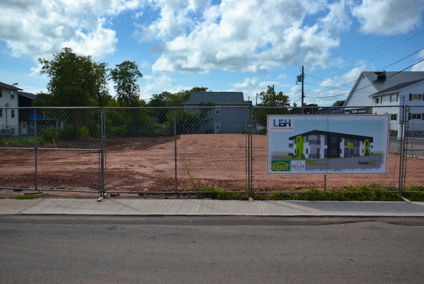 The site of a micro-unit apartment complex on Upper Prince. Neighbourhood residents were shocked to find that the owner of the property plans on renting to a mix of students and Airbnb tenants.