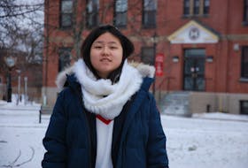 Vivian Xie, 13, of Charlottetown is a first-year student at UPEI, setting her sights on becoming a veterinarian while still a teenager.