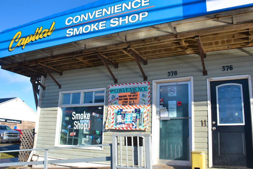 Capital Convenience Smoke Shop on University Avenue was robbed by a man carrying a small knife on Nov. 28.