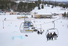 Mark Arendz Provincial Ski Park at Brookvale on Saturday, Jan. 5. -Mitsuki Mori