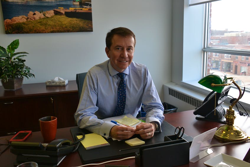 Federal Treasury Board President Scott Brison was in P.E.I. Monday to publicize Ottawa’s new parental leave initiatives announced as part of Budget 2018, but fielded questions about the federal government’s troubled Phoenix pay system.