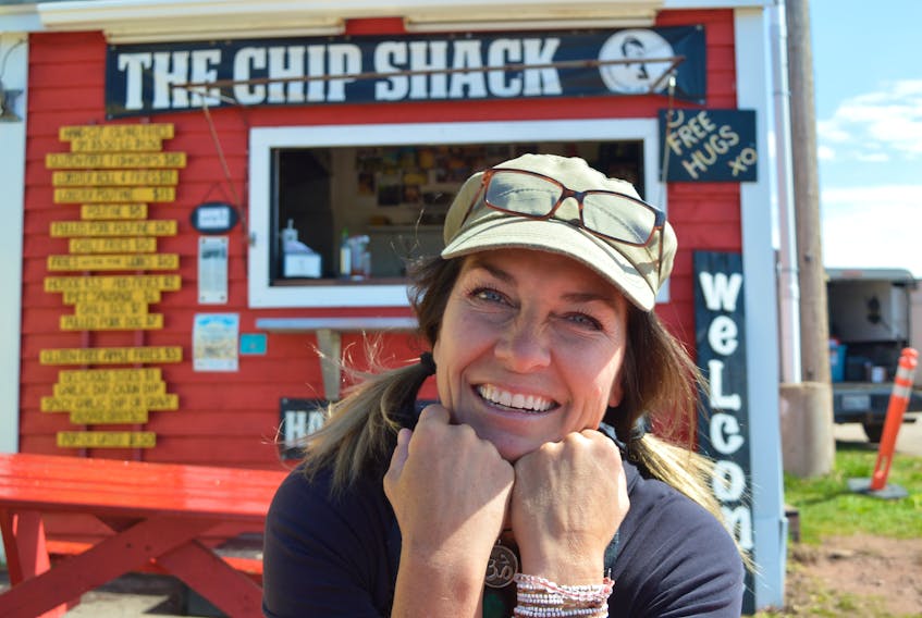 Caron Prins, owner of The Chip Shack on the Charlottetown waterfront, is moving to a floating dock over by Peakes Quay. The move is necessitated by development that will be going on at Founders’ Hall.