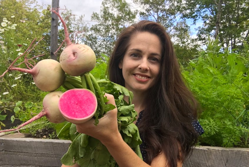 Looking for something new to grow in the garden this year? Canadian gardening author Niki Jabbour recommends trying this watermelon radish, a type of daikon radish. It grows in fall and winter gardens and they get to about three to four inches across. They look very white on the outside but when sliced open have a hot pink centre. Unlike most radishes which can be peppery to taste, these have a sweet flavour to them and can be sliced into salads or roasted in the oven. Jabbour is coming to Charlottetown to give a presentation on June 19.