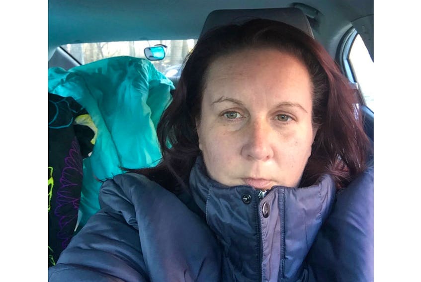 Angela Feener, 38, of Charlottetown has been living in her car for the past two weeks. She says finding a permanent home “means everything to me right now.’’