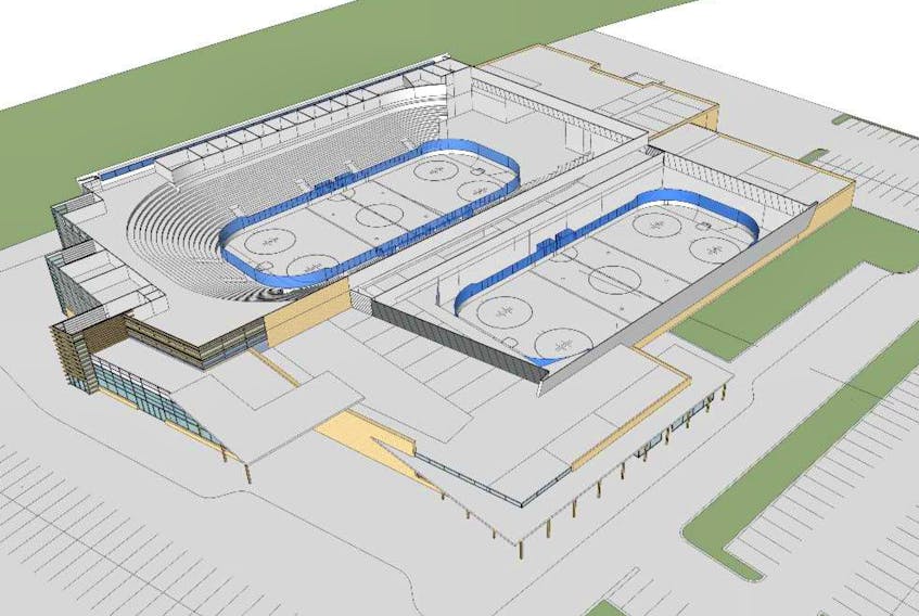 A task force is recommending the development of a 5,000-seat arena and a second arena seating 400 to 500 as part of a multi-use sports and event centre in Charlottetown.