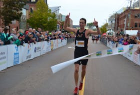 Participants in the 14th annual Prince Edward Island Marathon on Sunday, Oct. 15, 2017