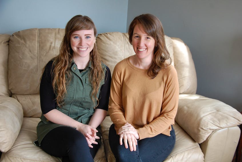 Blooming House co-founders Liz Corney, left, and Brynn Devine are thrilled to have been granted an extension until at least July 1 to continue operating a women’s shelter in Charlottetown with no charge for rent. They are exploring a permanent location for the shelter.