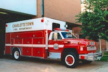 This Charlottetown Fire Department truck is shown before being refurbished and equipped for the Charlottetown Police Services.