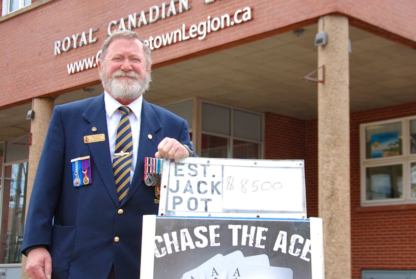 Charlottetown Legion president Dave Howatt says some branches in P.E.I. are relying more heavily on Chase the Ace as a source of revenue. He would like to see a big jump in membership to improve the viability of the Charlottetown Legion, which is celebrating its 90th anniversary.