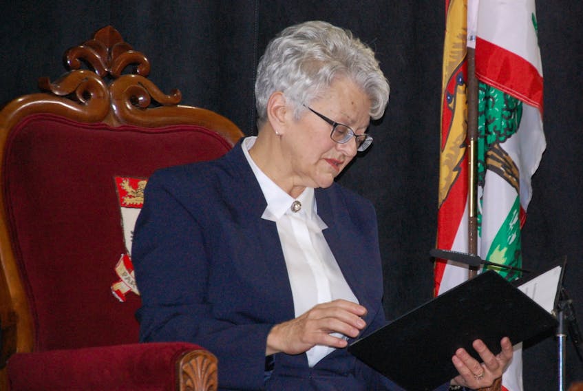 Antoinette Perry was sworn in as P.E.I.'s lieutenant-governor during a ceremony in her hometown of Tignish on Friday. JIM DAY/THE GUARDIAN