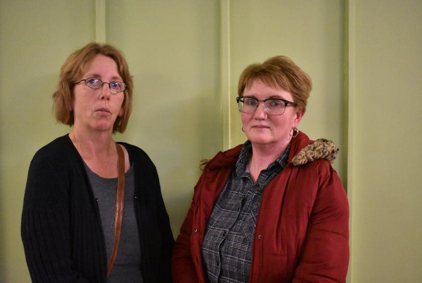 Paula Kelly, left and Sharon Furness both work at Headstart Early Learning Centre, which is losing water pressure due to the ongoing Parkdale water-pipe improvement project. Fifty-four children attend the daycare centre.