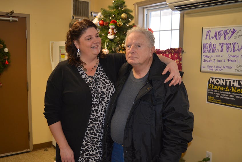 Victor Kleats, a client at the Upper Room Hospitality Ministry, says if it weren’t for the Soup Kitchen, a lot of people would have no place to go for Christmas dinner. Tammy MacKinnon, manager of the Soup Kitchen, said she expects at least 130 people on Monday for dinner.