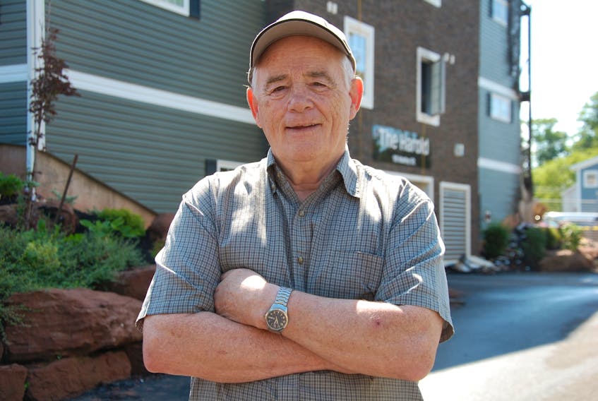 Loyola Griffin pulled the fire alarm and knocked on doors to alert his neighbours to a fire in a three-story apartment complex on Harley Street in Charlottetown.