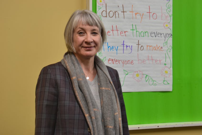 Labour Minister Patty Hajdu is shown at a media event at the office of the Adventure Group in Charlottetown on Wednesday. Hajdu announced over $500,000 in funding for youth employment programming.