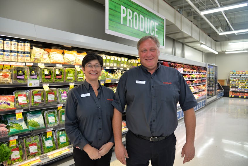 Rhonda Victor and Jack Dunn are having a grand re-opening on Saturday for their Foodland Charlottetown franchise after renovations in the summer. (Terrence McEachern/The Guardian)