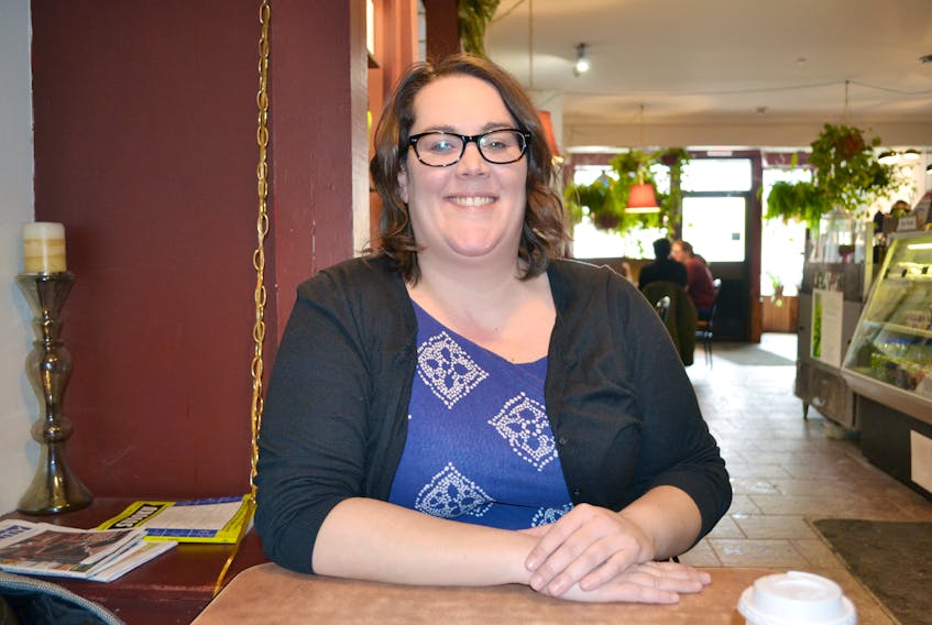 Jillian Kilfoil spoke to The Guardian at Timothy’s World Coffee in Charlottetown on Dec. 29 about a research project she’s working on with Pam Atkinson in regards to the issues of childcare on P.E.I. KATIE SMITH/THE GUARDIAN