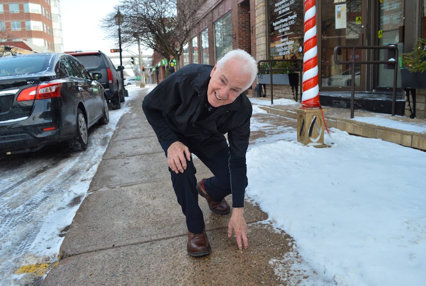 Ray Martin, who works at Ray’s Barber Shop on Kent Street in Charlottetown, said a small section of the city tried heated sidewalks many years ago, but they didn’t last. He worries about what it would cost to do it today.