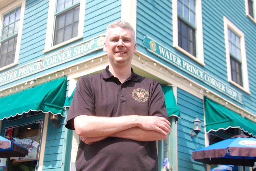 Coady Campbell, manager of the Water Prince Corner Shop in Charlottetown, disputes a man's claim that a waitress at the restaurant "sexualized'' a teenager wearing a bikini with a shirt over top by telling her to cover up.