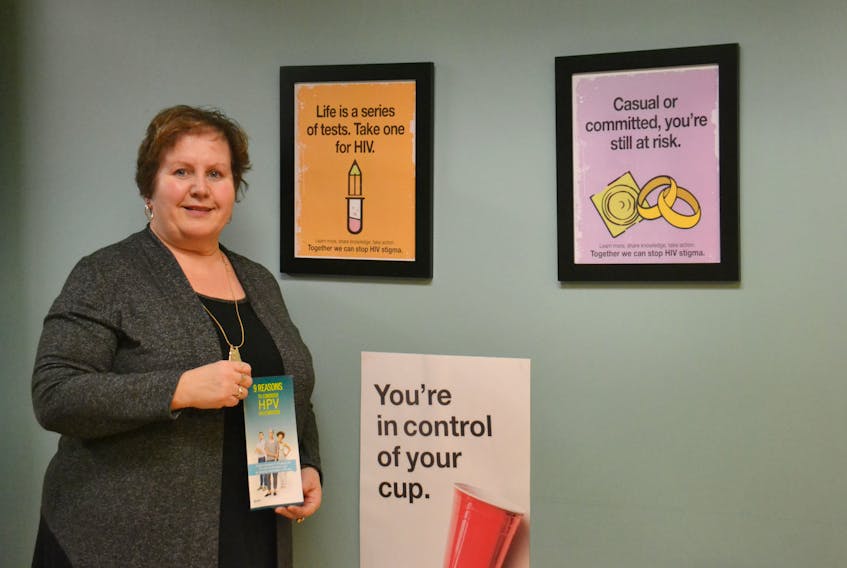 Marilyn Barrett, director of UPEI Health and Wellness Centre, sees between five and six people per day coming in for screenings or with questions about sexual health.
