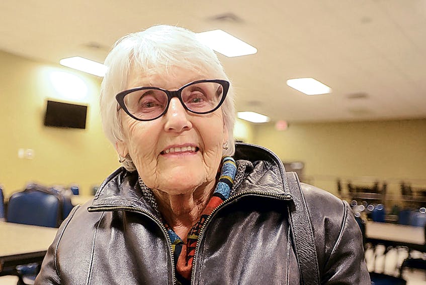 Summerside resident Harriet Worden, who was in Charlottetown March 16 for a community forum on aging, housing and diversity, says seniors need more transportation options.  ©THE GUARDIAN