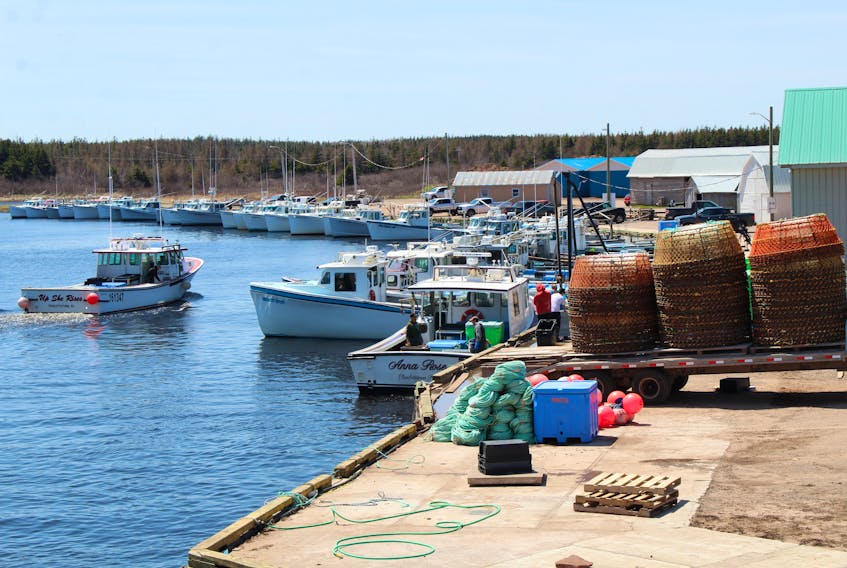 Local fishermen at Naufrage Harbour were some of the many people who kept an eye out for missing fisherman Jordan Hicken, who fell overboard on May 21. Local fishermen have also been supporting the family by hauling in their lobster traps.