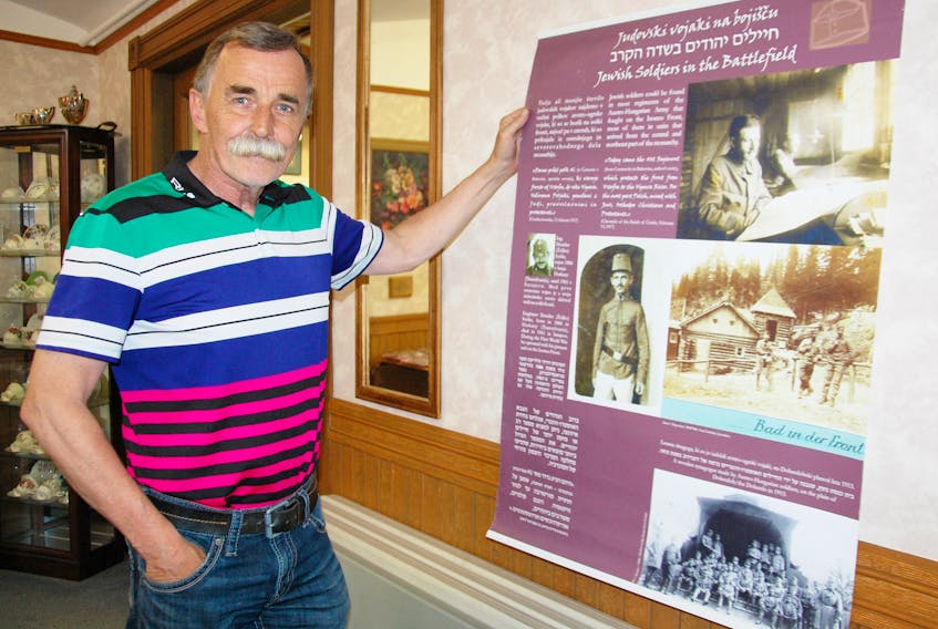 John Barrett has collaborated with the Embassy of the Republic of Slovenia to bring the “Jewish Soldiers on the Isonzo Front” exhibit to Charlottetown’s Zion Presbyterian Church on June 5. The public is welcome to view the exhibit beginning at 2 p.m. with the Slovenian Republic Ambassador to Canada speaking at 7 p.m.