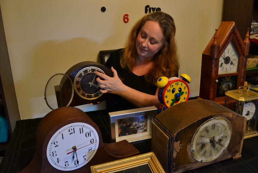 Valerie Weeks-Fitzpatrick certainly has her work cut out for her this Sunday with the beginning of Daylight Saving Time. Weeks-Fitzpatrick has a clock repair business in Milton, so there’s always a few time pieces around that need to be adjusted. Clocks “spring ahead” at 2 a.m. local time on Sunday, meaning a bit of extra daylight in the evenings with the sacrifice of one less hour of sleep tonight.