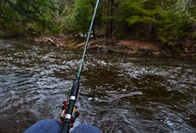 Winter River is just one of the popular fishing spots in Queens County. Monday turned out to be a cold, wet first day of recreational fishing.