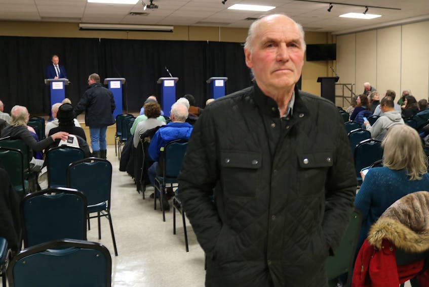 Ryan D. Turner has been a farmer for 52 years. At a forum for Progressive Conservative leadership candidates held Tuesday night, he said farmers are suffering from what he called “60 years of rural neglect.”
