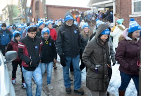 Hundreds of participants make their way down Charlottetown’s Kent Street for the annual Coldest Night of the Year walk in support of Harvest House P.E.I. This year’s event raised more than $46,000 for the local outreach group.