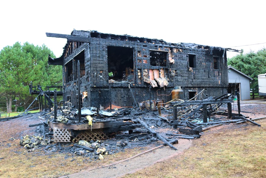 The Reynolds family home in Schurmans Point was destroyed on Sunday, Sept. 16, in a house fire.