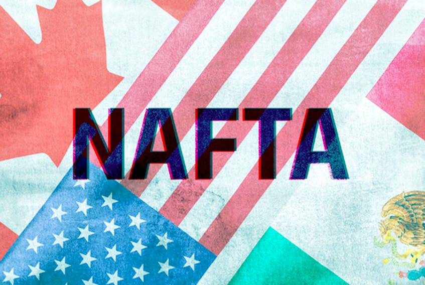 Talks continue this week among Canada, Mexico and the U.S. on renegotiating NATFA.
(File Graphic)