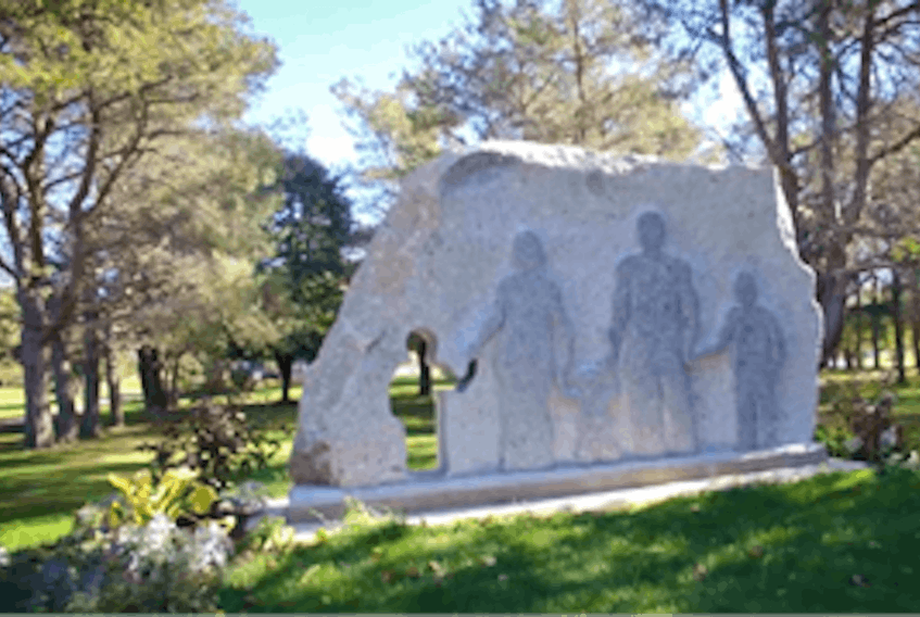 The International Children’s Memorial Trust sculpture is located near Scales Pond, along the Dunk River in central P.E.I. It is part of the International Children’s Memorial Place and its Ever-Living Forest.
(Submitted Photo)