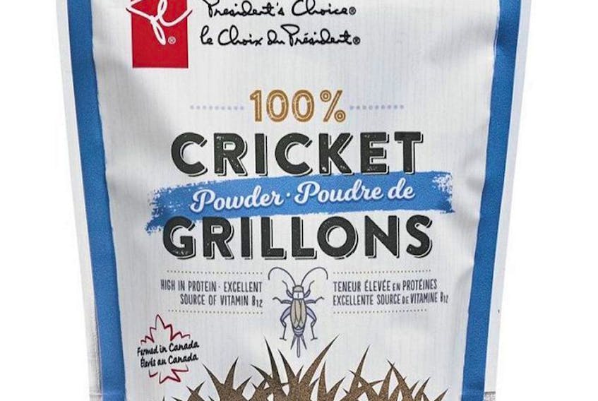 President's Choice 100% Cricket Powder, sourced from Entomo Farms in Norwood, is now available in local Loblaw stores. While new to Canadian culture, 80 per cent of the world's population already incorporates insects into their diet in some form.

 (Photo: Loblaw Companies Limited)