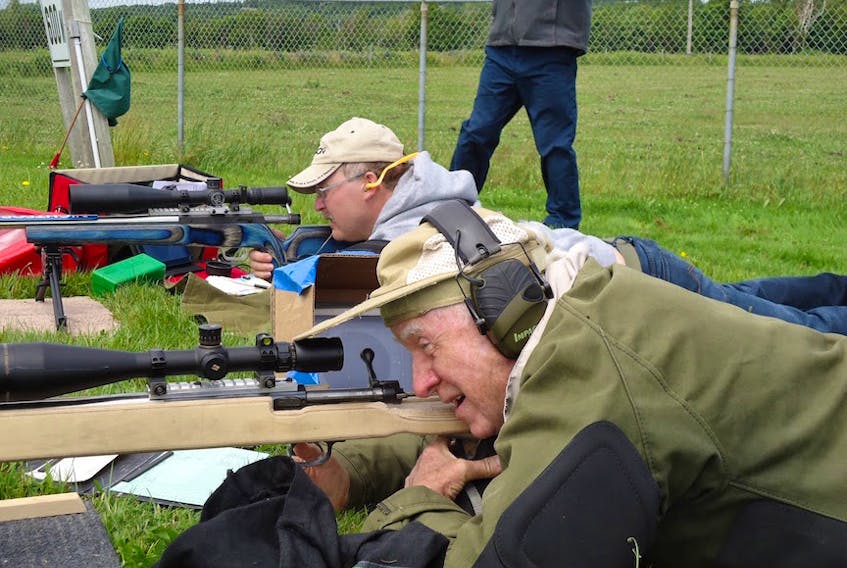 Competitors are shown in action at the P.E.I. Rifle Association championships on the Alexandra range outside of Charlottetown in this 2015 file photo.
(PEIRA Photo)