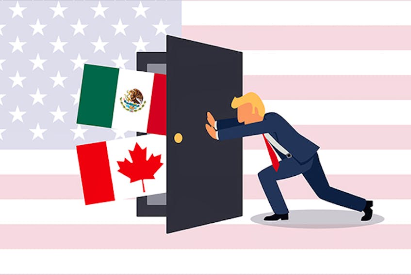Trump still debating whether to pull plug on NAFTA 

(File Graphic)