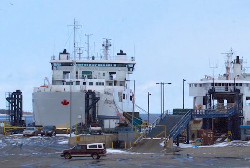 The MV Confederation, left, and Holiday Island are shown at the Wood Islands, P.E.I. ferry terminal.
(Guardian File Photo)