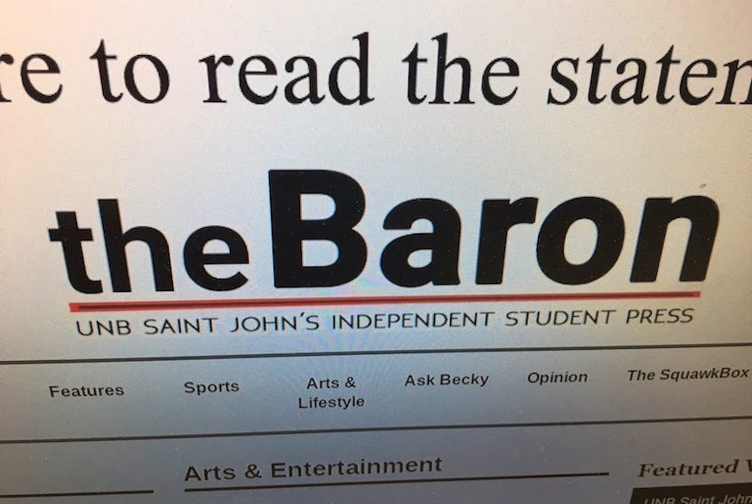 The Baron is the student newspaper at the University of New Brunswick’s Saint John campus.
(File Photo)