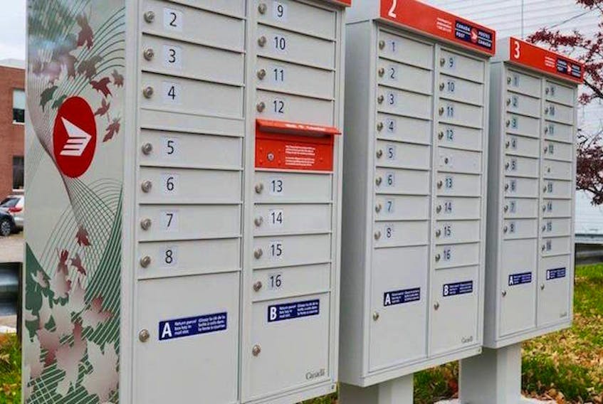 Community mailboxes remain in use in Charlottetown even though Canada Post ordered a freeze on their installation following the Trudeau Liberal victory in the October 2015 federal election. 

(Guardian File Photo)