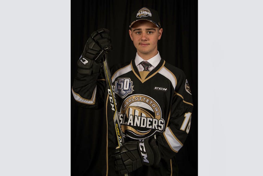 Lukas Cormier was the Charlottetown Islanders top pick at the Quebec Major Junior Hockey League draft Saturday in Shawinigan, Que.