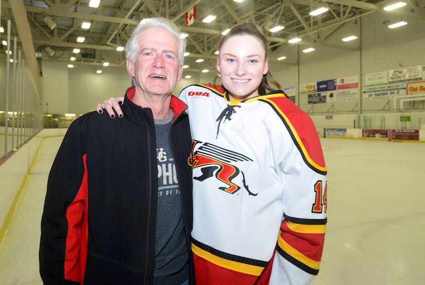 Summerside’s Blair Jay is excited to watch his granddaughter, Kristen Jay, and her Guelph Gryphons play at the U Sports women’s championship at UPEI.