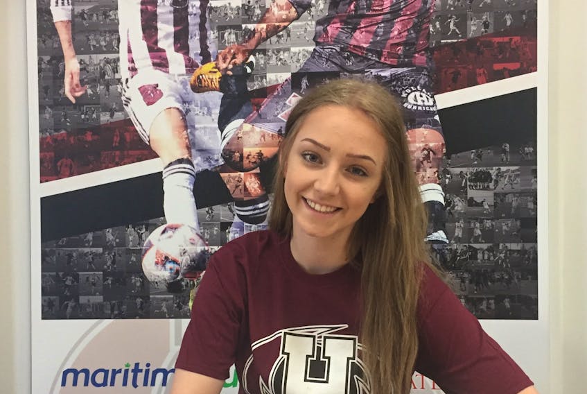 Nova Scotia native Emily Lepine will join the Holland College women’s soccer Hurricanes for the upcoming season.